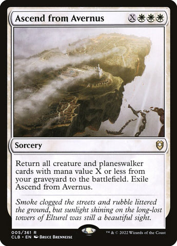 Ascend from Avernus (Commander Legends: Battle for Baldur's Gate) 