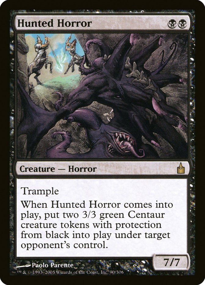 Hunted Horror 90 (Ravnica: City of Guilds) 