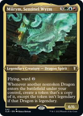 Miirym Sentinel Wyrm Foil Etched (Commander Legends: Battle for Baldur's Gate)  - Foil