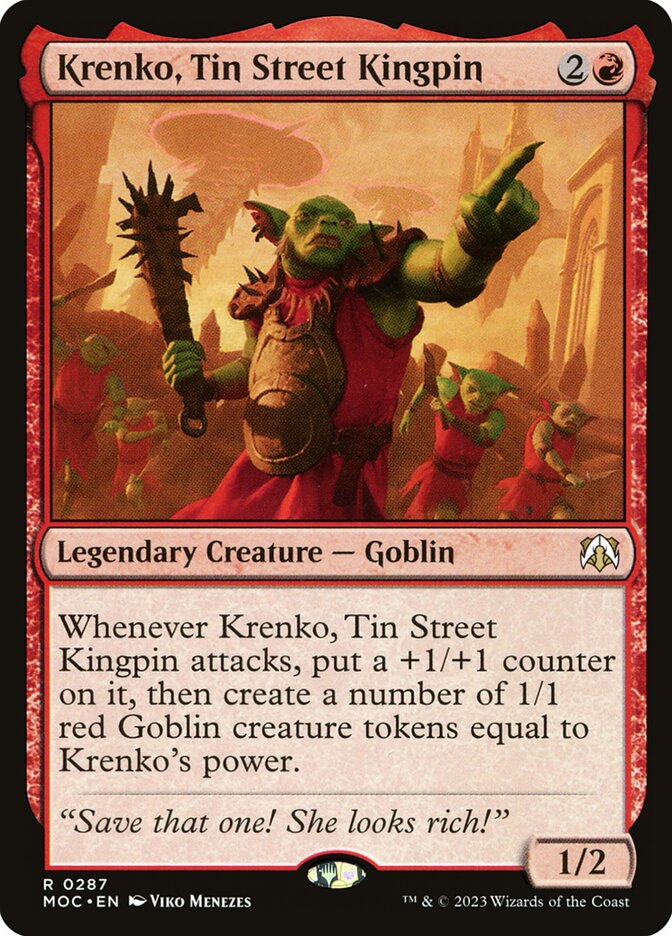 Krenko, Tin Street Kingpin (Commander: March of the Machine) 