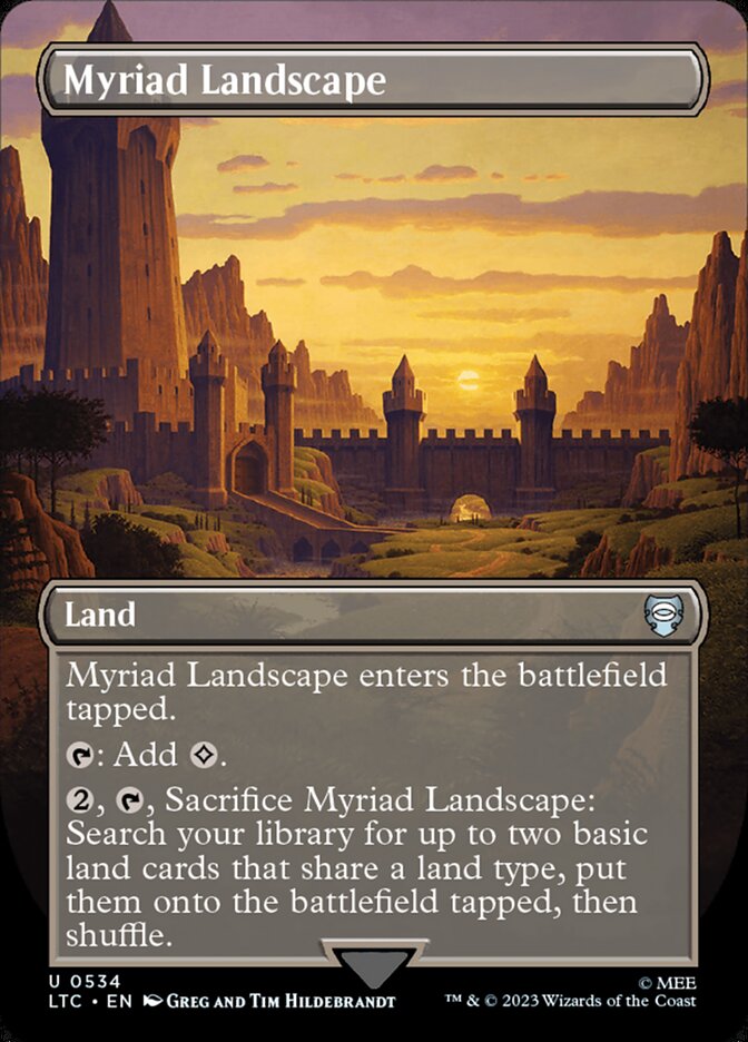 Myriad Landscape (Commander: The Lord of the Rings: Tales of Middle-earth) 