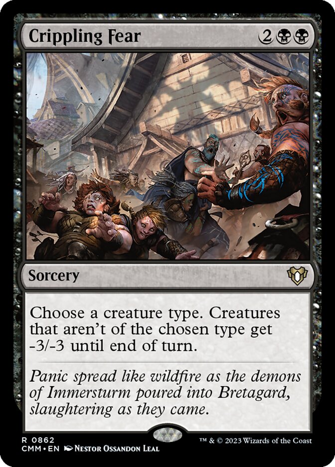 Crippling Fear (Commander Masters) 