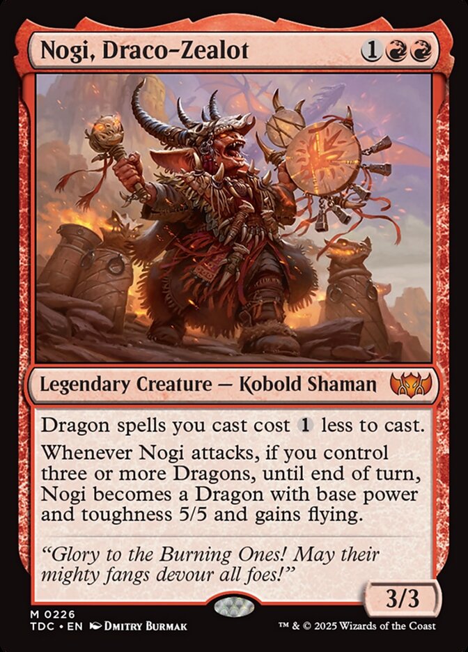 Nogi, Draco-Zealot (Commander: Tarkir: Dragonstorm) 