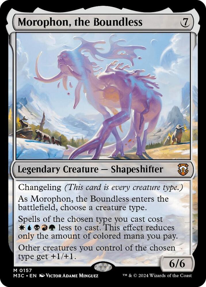 Morophon the Boundless Ripple Foil (Commander: Modern Horizons 3)  - Foil
