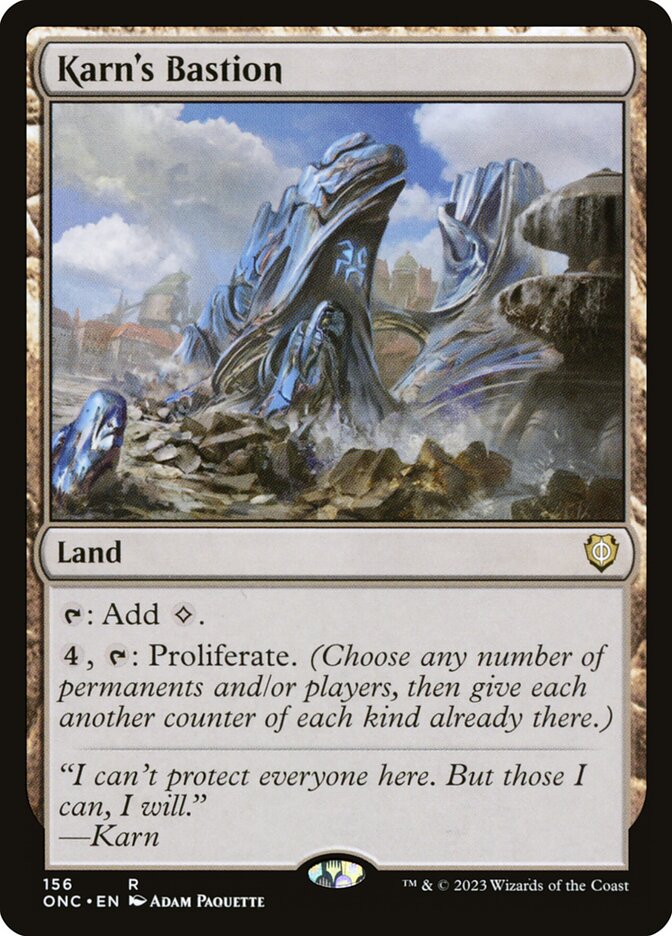 Karn's Bastion (Commander: Phyrexia: All Will Be One) 