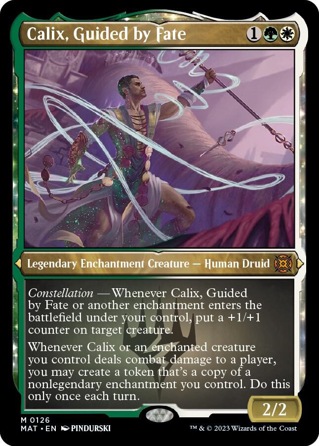 Calix, Guided by Fate 126 (March of the Machine: The Aftermath)  - Etched Foil