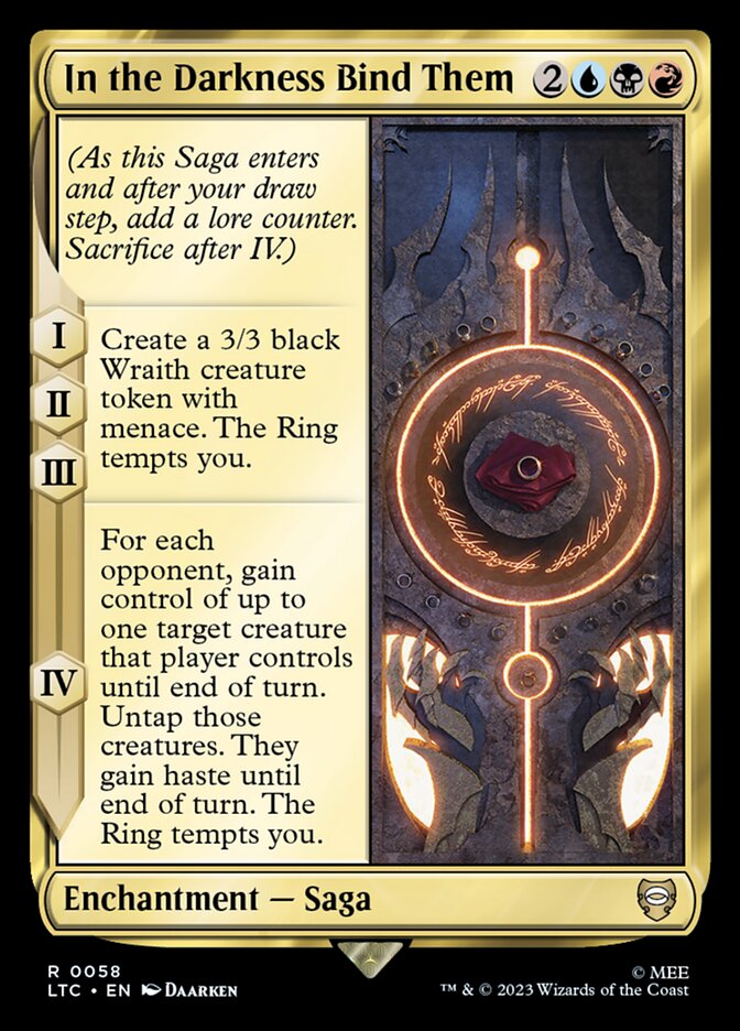 In the Darkness Bind Them (Commander: The Lord of the Rings: Tales of Middle-earth) 
