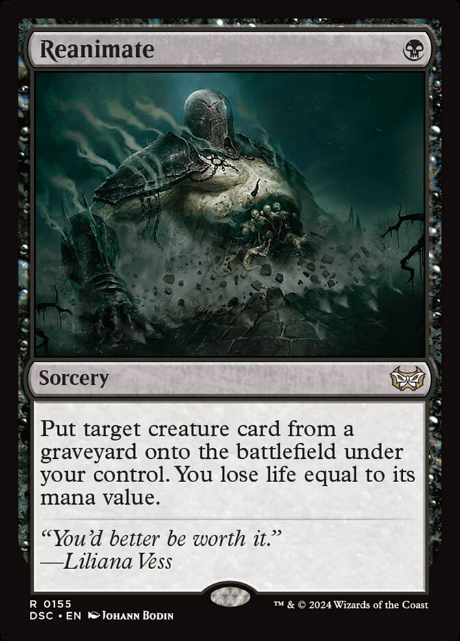 Reanimate (Commander: Duskmourn: House of Horror) 