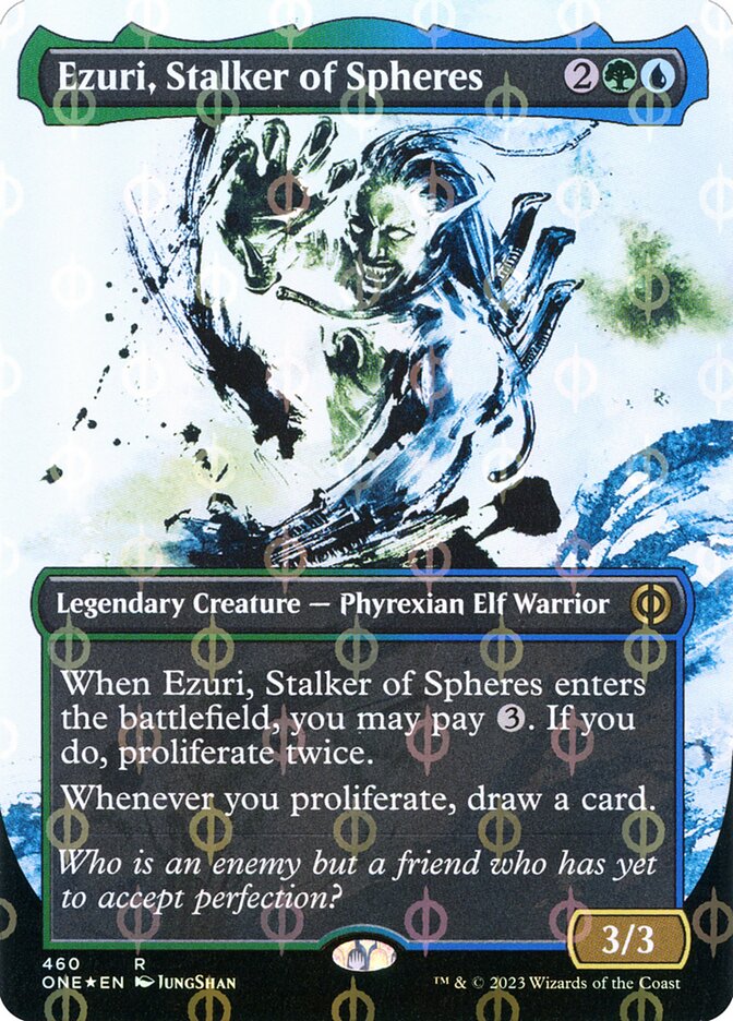 Ezuri, Stalker of Spheres (Phyrexia: All Will Be One)  - Foil