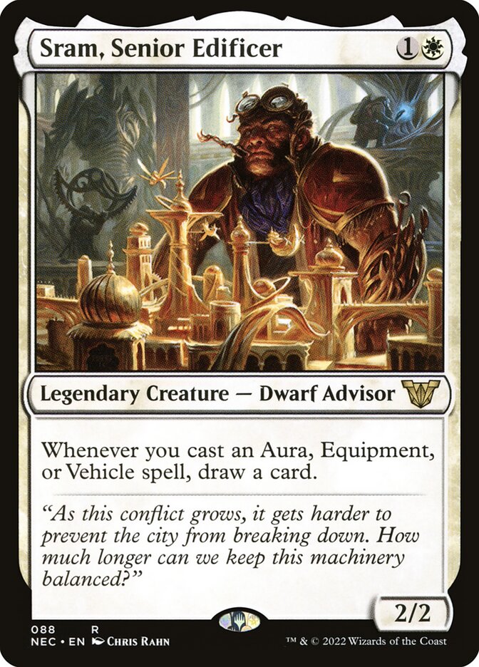 Sram, Senior Edificer (Commander: Kamigawa: Neon Dynasty) 