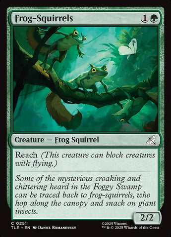Frog-Squirrels 251/317 (Avatar: The Last Airbender: Eternal-Legal)  - Foil