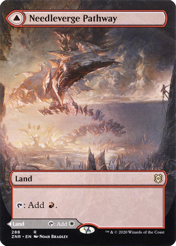Needleverge Pathway // Pillarverge Pathway 288/280 (Zendikar Rising)  - Extended Art