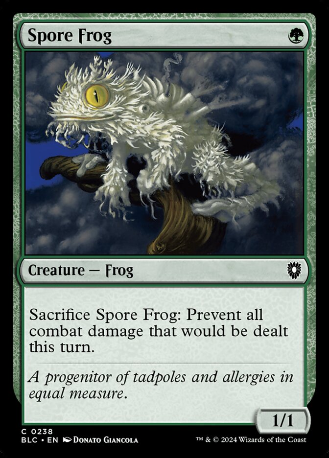 Spore Frog 238/40 (Commander: Bloomburrow) 