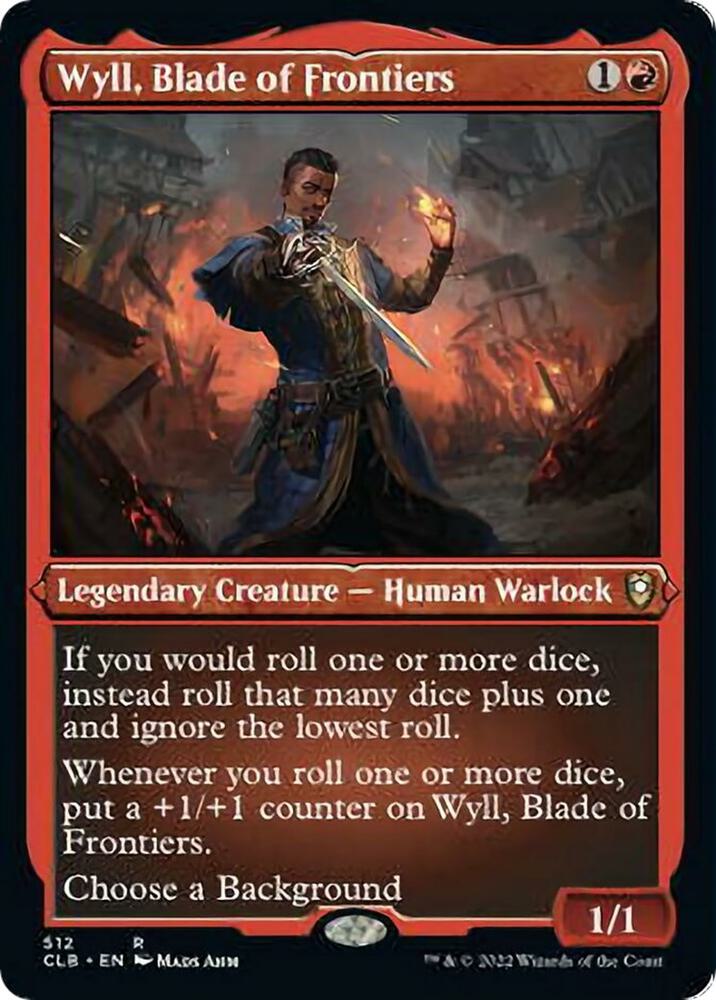 Wyll Blade of Frontiers Foil Etched (Commander Legends: Battle for Baldur's Gate)  - Foil