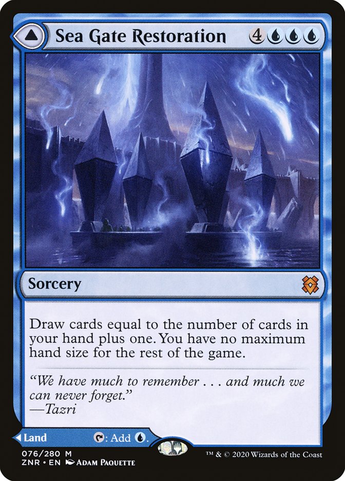 Sea Gate Restoration // Sea Gate, Reborn (Zendikar Rising) 