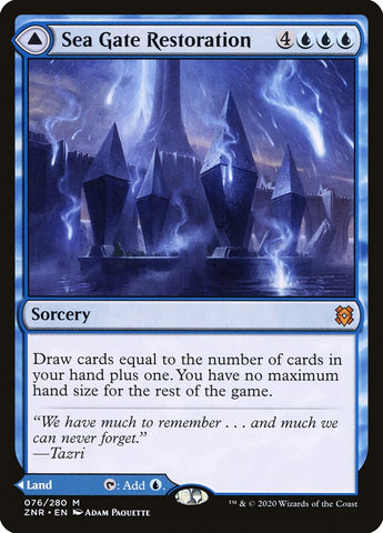 Sea Gate Restoration // Sea Gate, Reborn (Zendikar Rising) 