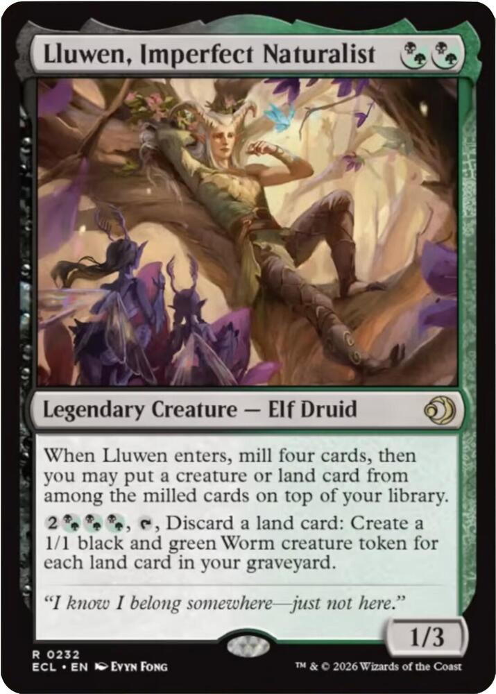 Lluwen Imperfect Naturalist (Lorwyn Eclipsed) 