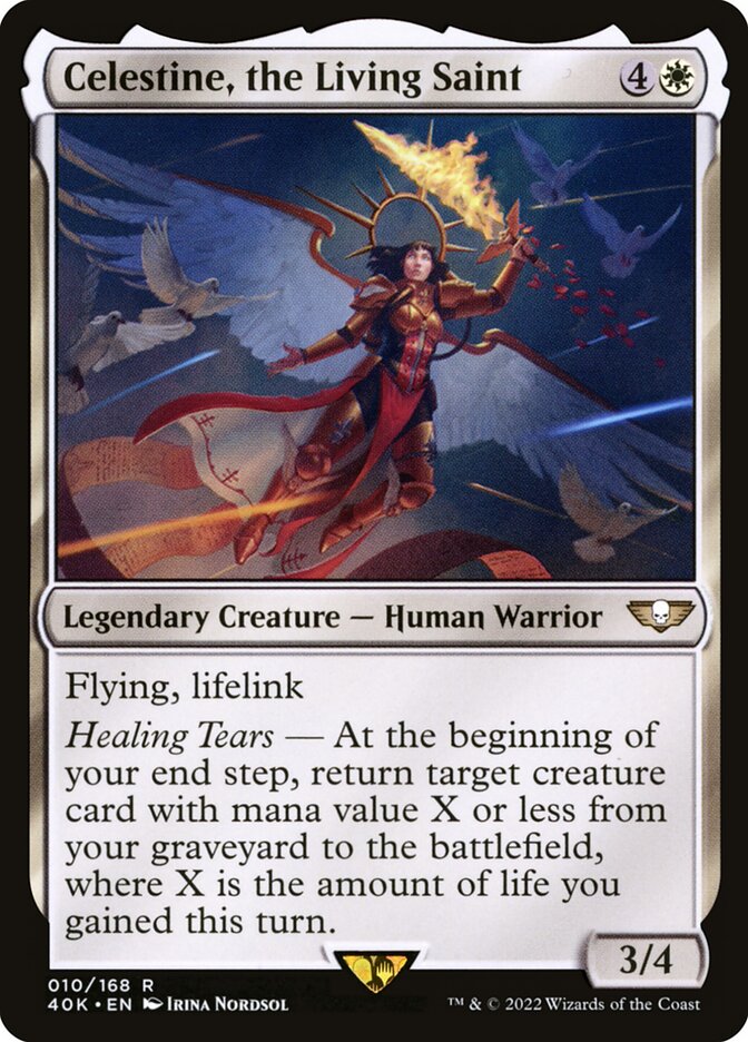 Celestine, the Living Saint (Universes Beyond: Warhammer 40,000) 