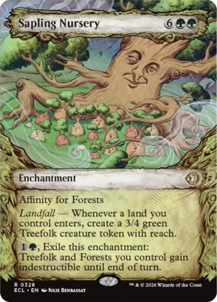 Sapling Nursery Showcase (Lorwyn Eclipsed)  - Foil