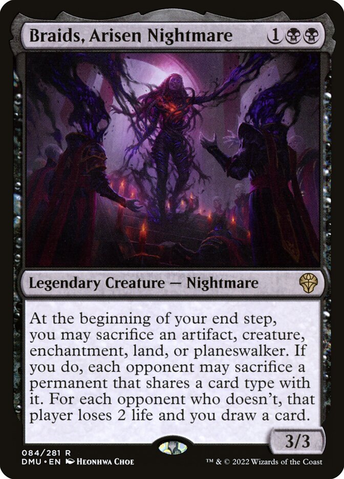 Braids, Arisen Nightmare (Dominaria United)  - Foil