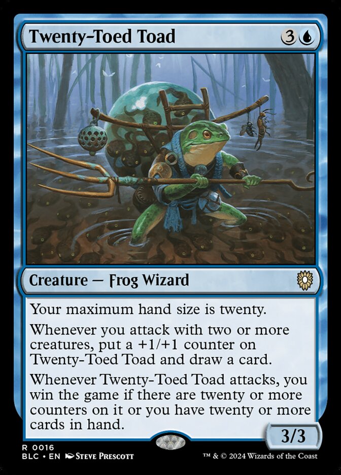 Twenty-Toed Toad (Commander: Bloomburrow) 
