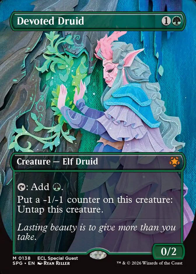 Devoted Druid (Special Guests)  - Foil