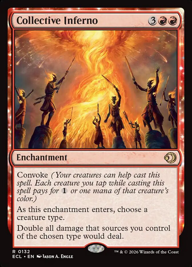Collective Inferno 132 (Lorwyn Eclipsed)  - Foil