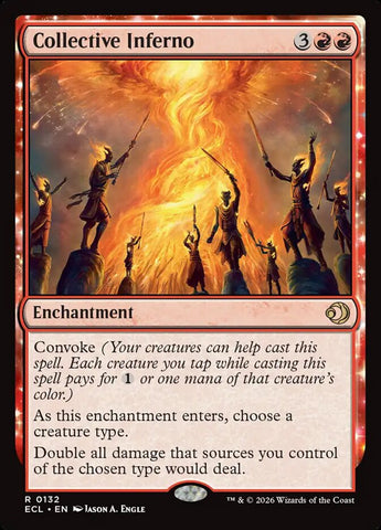 Collective Inferno 132 (Lorwyn Eclipsed)  - Foil