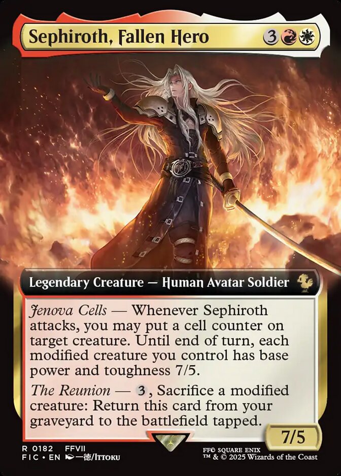 Sephiroth, Fallen Hero (Commander: FINAL FANTASY)  - Foil