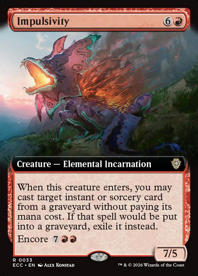 Impulsivity (Commander: Lorwyn Eclipsed) 