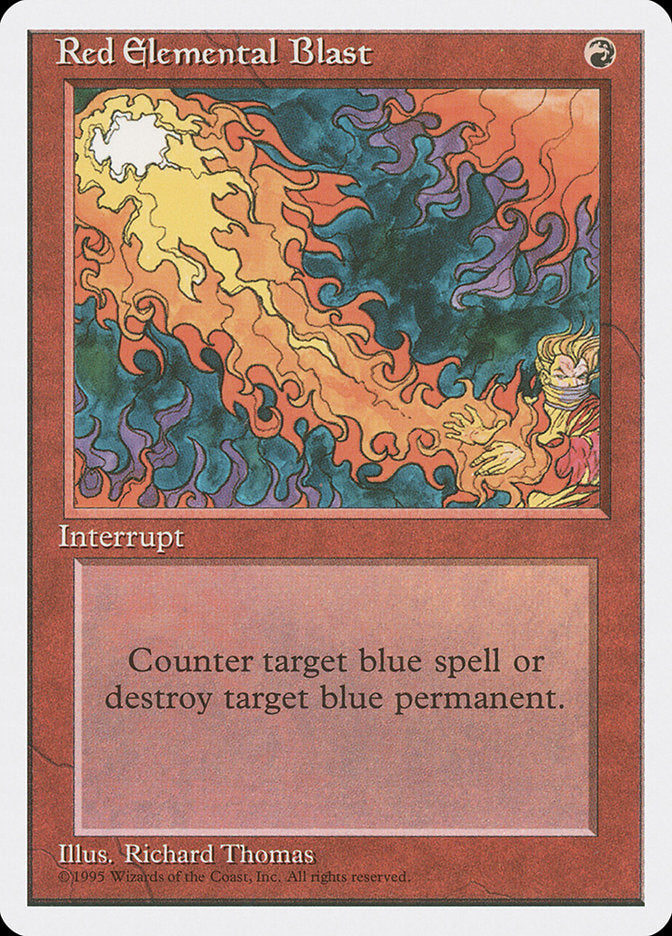 Red Elemental Blast (Fourth Edition) 