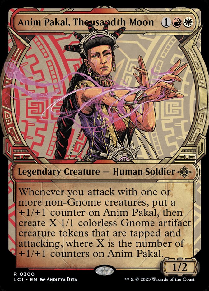 Anim Pakal, Thousandth Moon 300/291 (The Lost Caverns of Ixalan)  - Showcase Foil