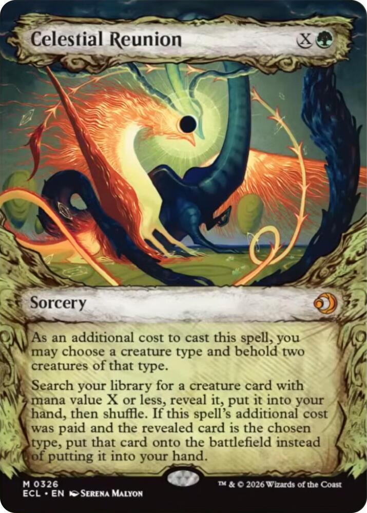 Celestial Reunion Showcase (Lorwyn Eclipsed)  - Foil