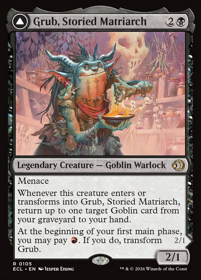 Grub, Storied Matriarch // Grub, Notorious Auntie (Lorwyn Eclipsed) 