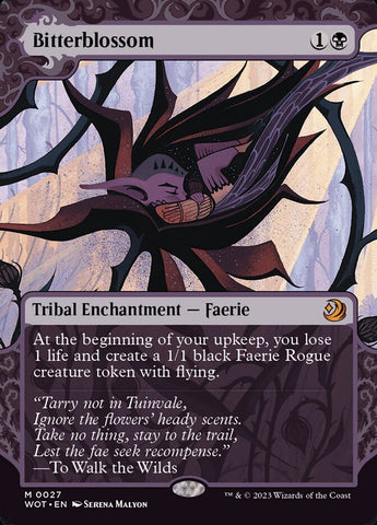 Bitterblossom (Wilds of Eldraine: Enchanting Tales)  - Foil