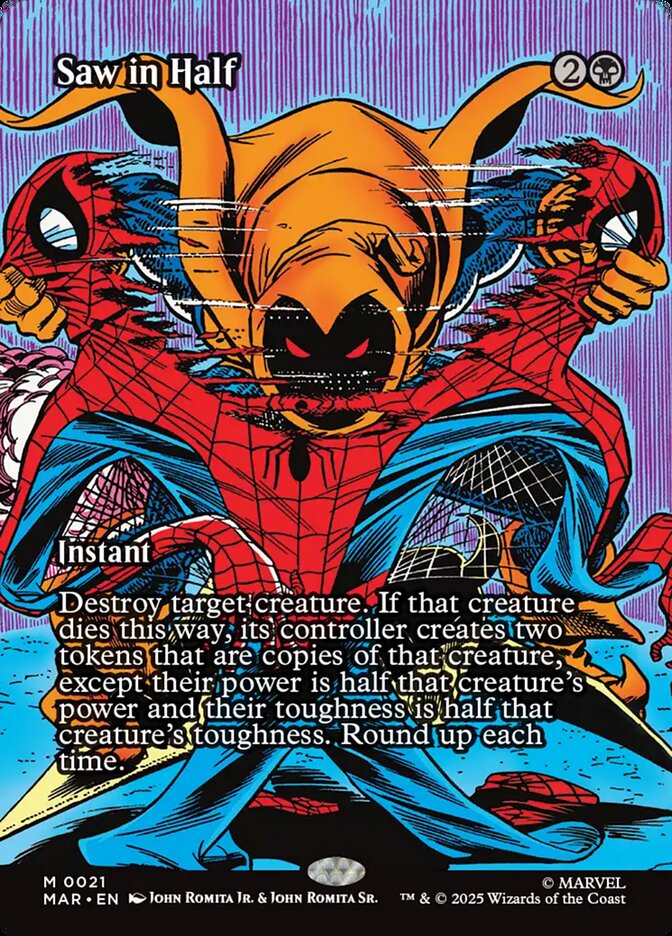 Saw in Half (Marvel Universe Eternal-Legal)  - Foil