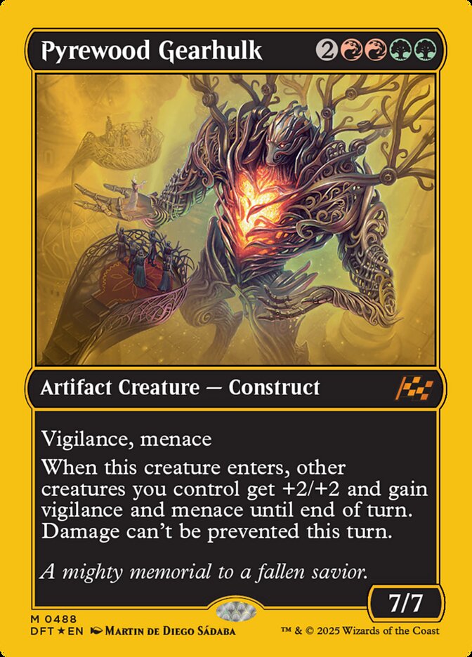 Pyrewood Gearhulk (Aetherdrift)  - Foil