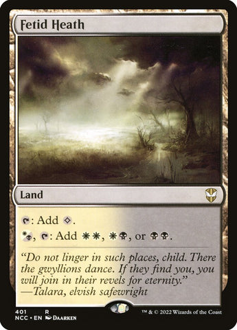Fetid Heath 401 (Commander: Streets of New Capenna) 