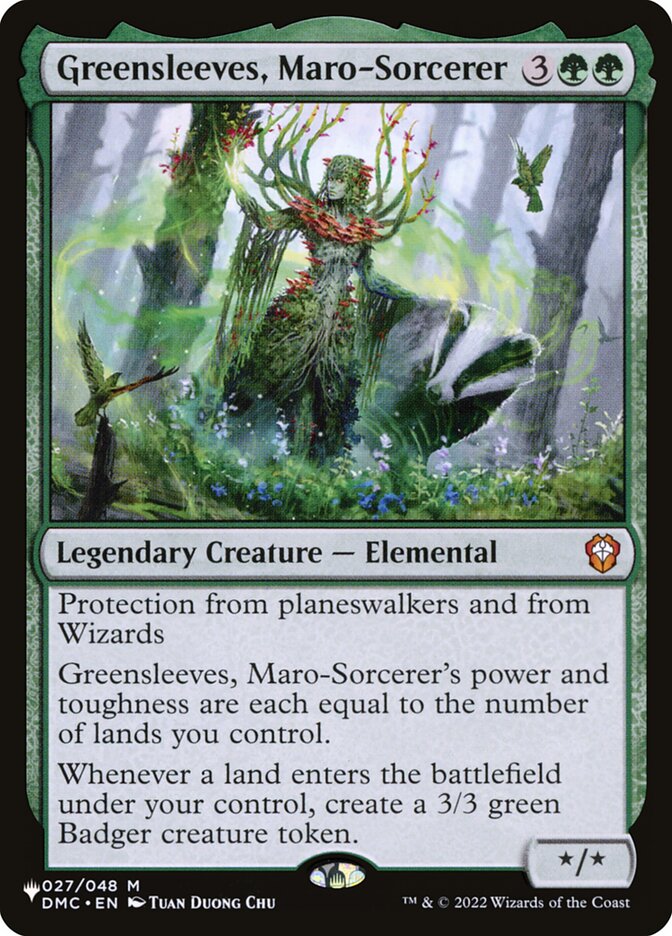 Greensleeves, Maro-Sorcerer 027/048 (The List Reprints) 