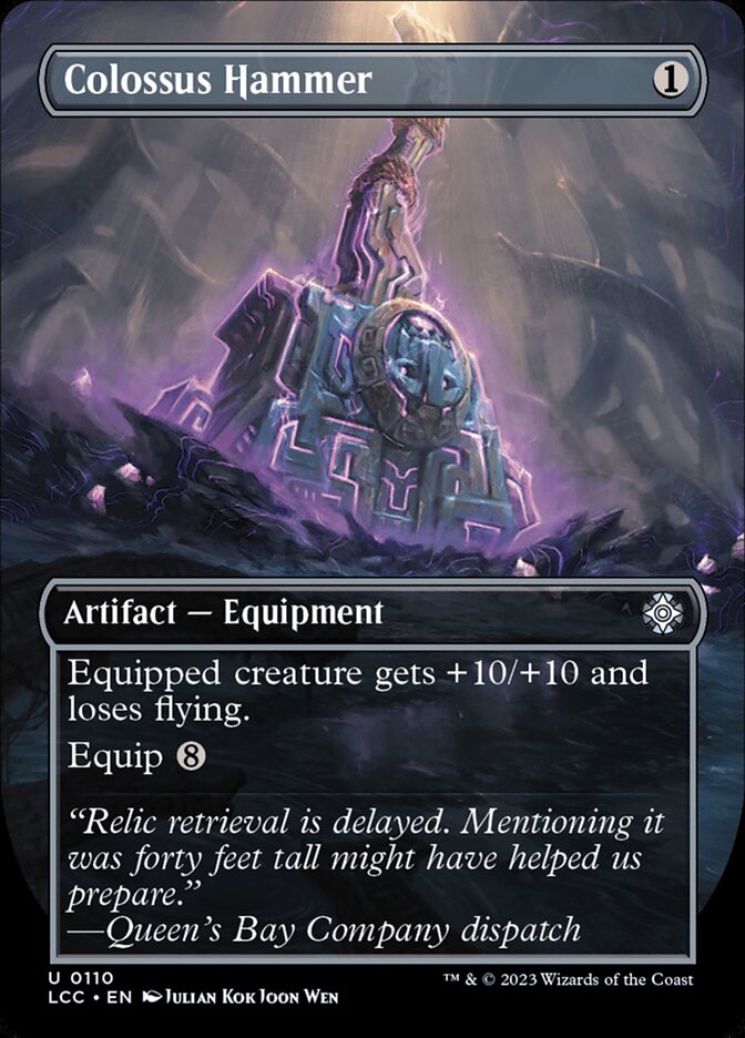 Colossus Hammer (Commander: The Lost Caverns of Ixalan)  - Foil
