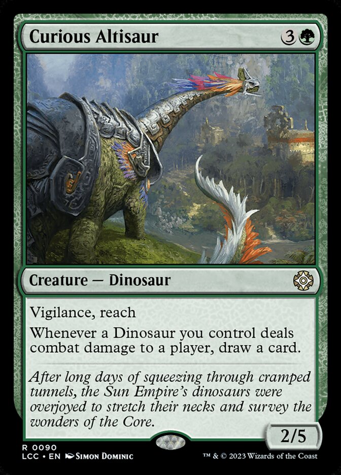 Curious Altisaur (Commander: The Lost Caverns of Ixalan) 