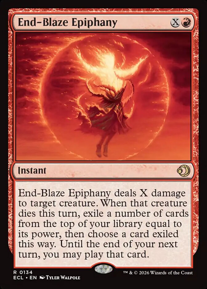 End-Blaze Epiphany (Lorwyn Eclipsed)  - Foil