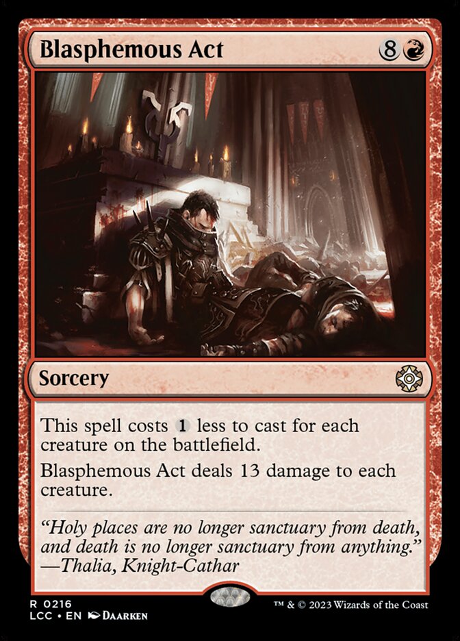Blasphemous Act (Commander: The Lost Caverns of Ixalan) 