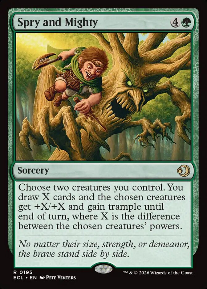 Spry and Mighty (Lorwyn Eclipsed)  - Foil