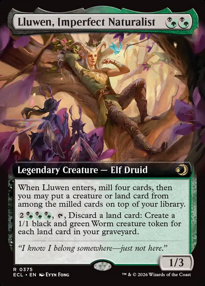 Lluwen, Imperfect Naturalist (Lorwyn Eclipsed)  - Foil