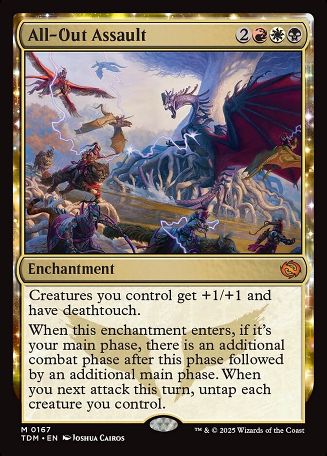 All-Out Assault (Tarkir: Dragonstorm)  - Foil