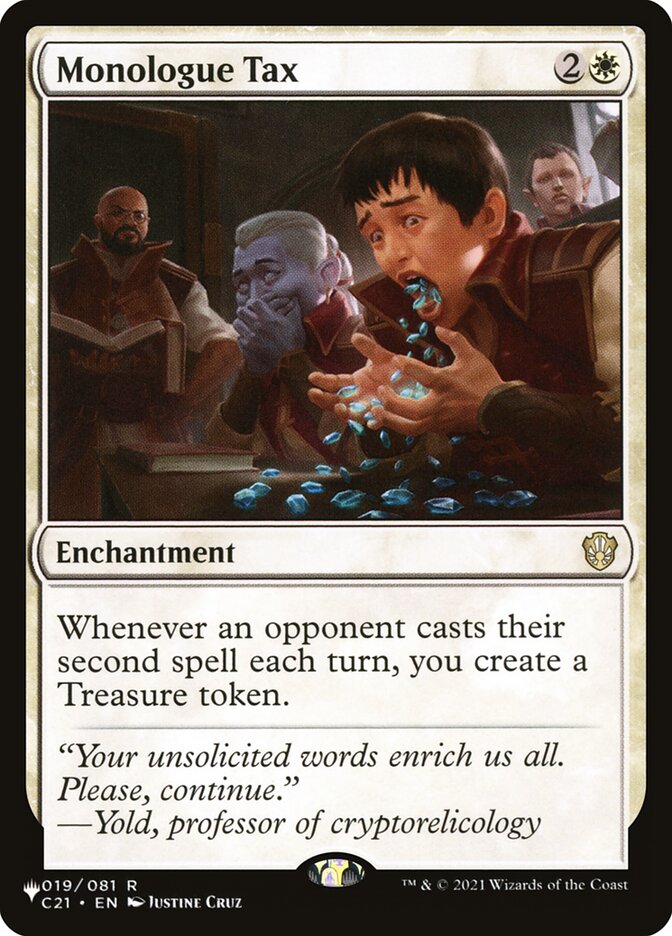 Monologue Tax (The List Reprints) 
