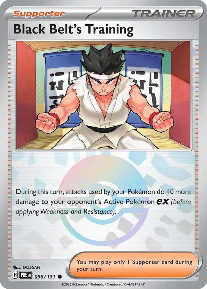 Black Belt's Training 096/131 (SV: Prismatic Evolutions)  - Poke Ball Holofoil