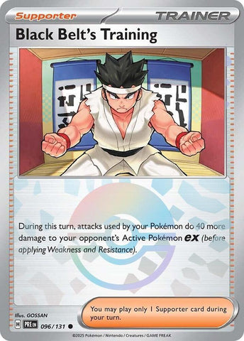 Black Belt's Training 096/131 (SV: Prismatic Evolutions)  - Poke Ball Holofoil