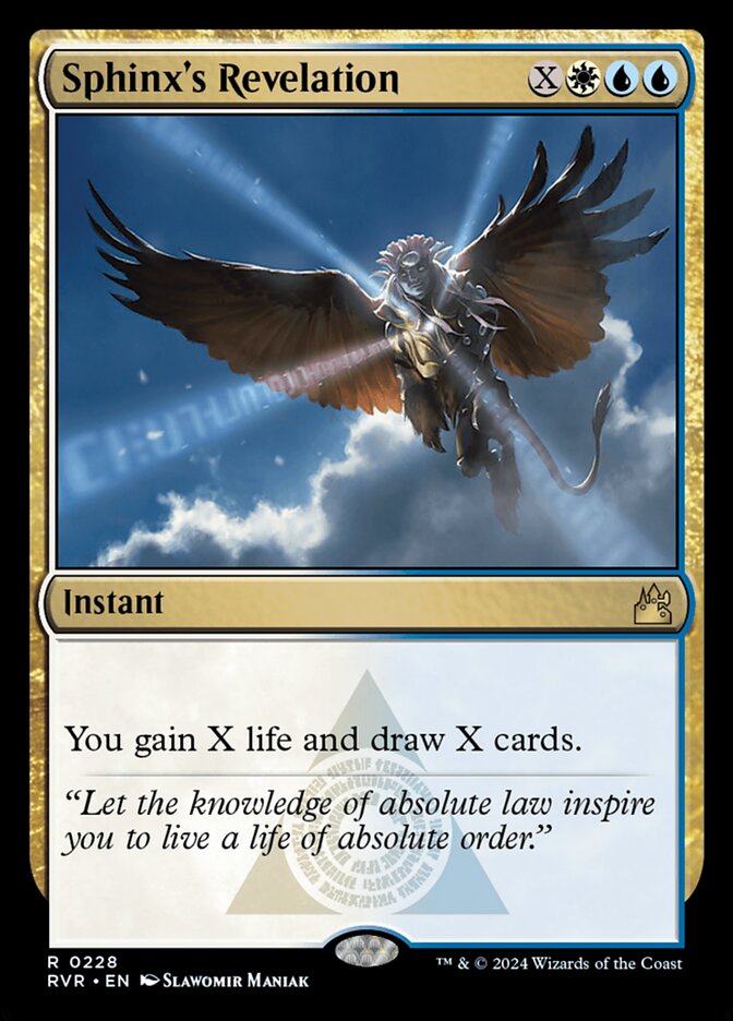 Sphinx's Revelation (Ravnica Remastered)  - Foil